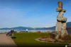 Vancouver: Inukshuk in der English Bay